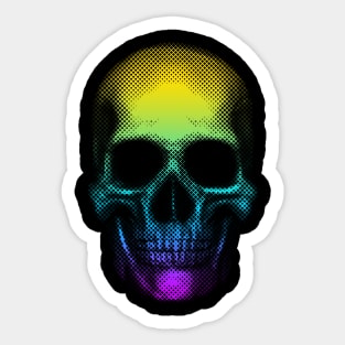 Vivid Skull Sticker